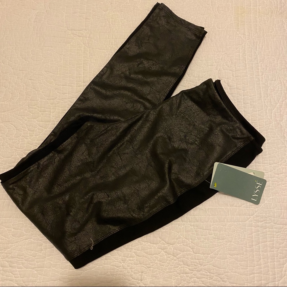 NWT Lysse Textured Black Leggings - M